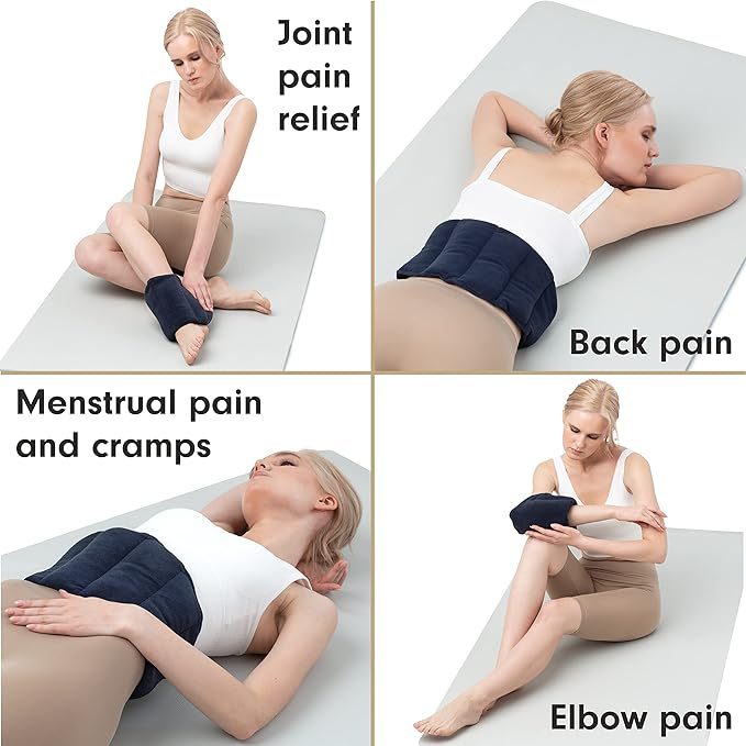 Image of the uses of Zhu-Zhu joint wrap in different parts of the body